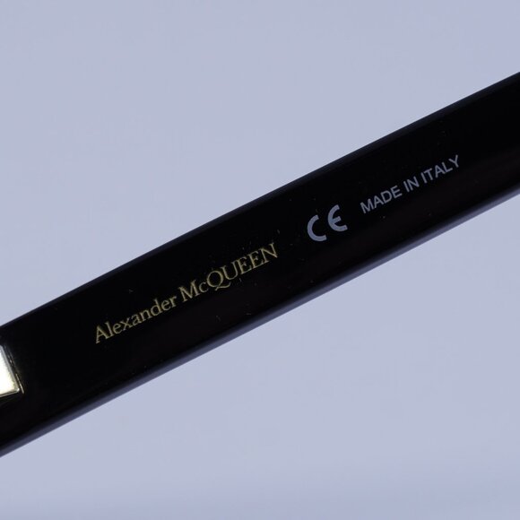 Alexander McQueen AM0306O 001 Eyeglasses Black 52mm Square Frame - Picture 7 of 9